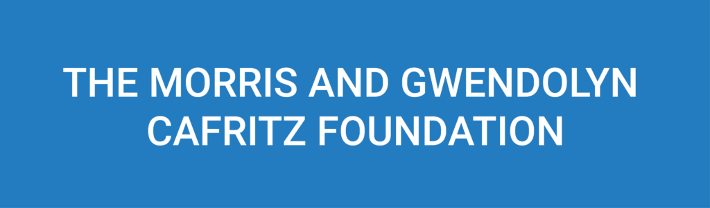 The Morris and Gwendolyn Cafritz Foundation